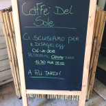 Caffè Del Sole Nuova Gestione menu