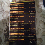 Rapisarda menu