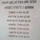 Gelateria Km Zero Carta