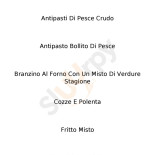 Trattoria Al Giardino menu