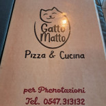 Pizzeria Gatto Matto Carta