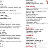 La Bertola Menu