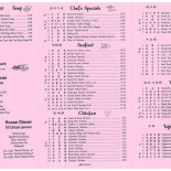 Piccinelli Menu