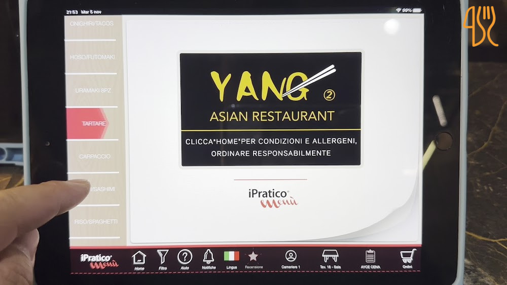 Yang Asian Costa Volpino Meniu