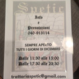 Da Spetic Trieste Carte