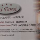 Ai Dossi Albergo Carta