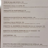 Osteria Montegrappa Carte