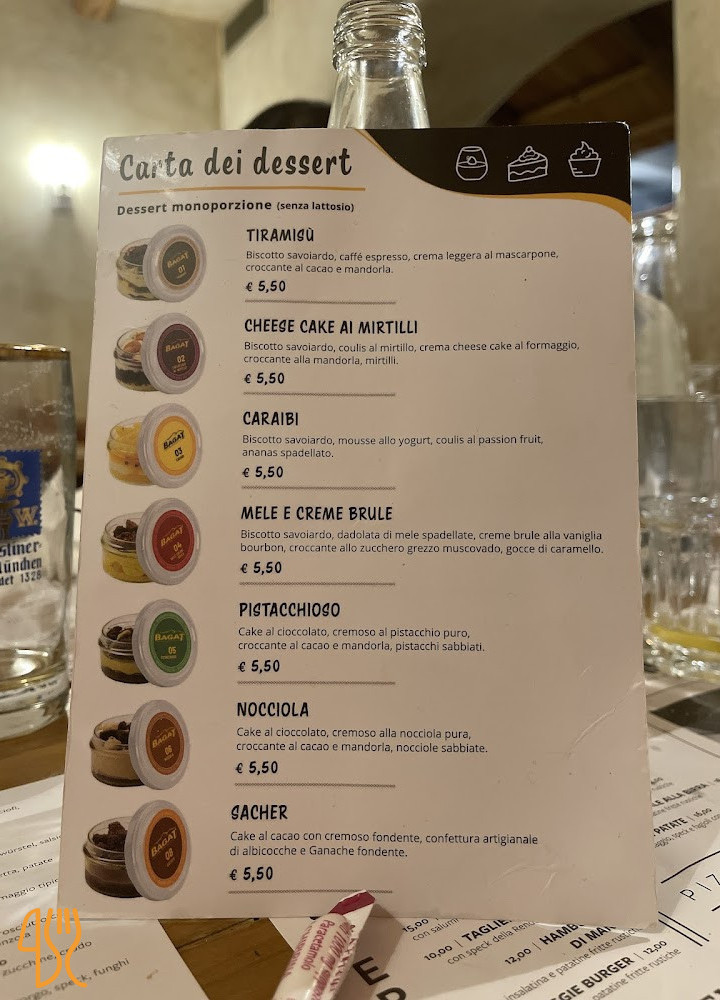 Bagat Pinzolo Drink, Food Pizza Carta