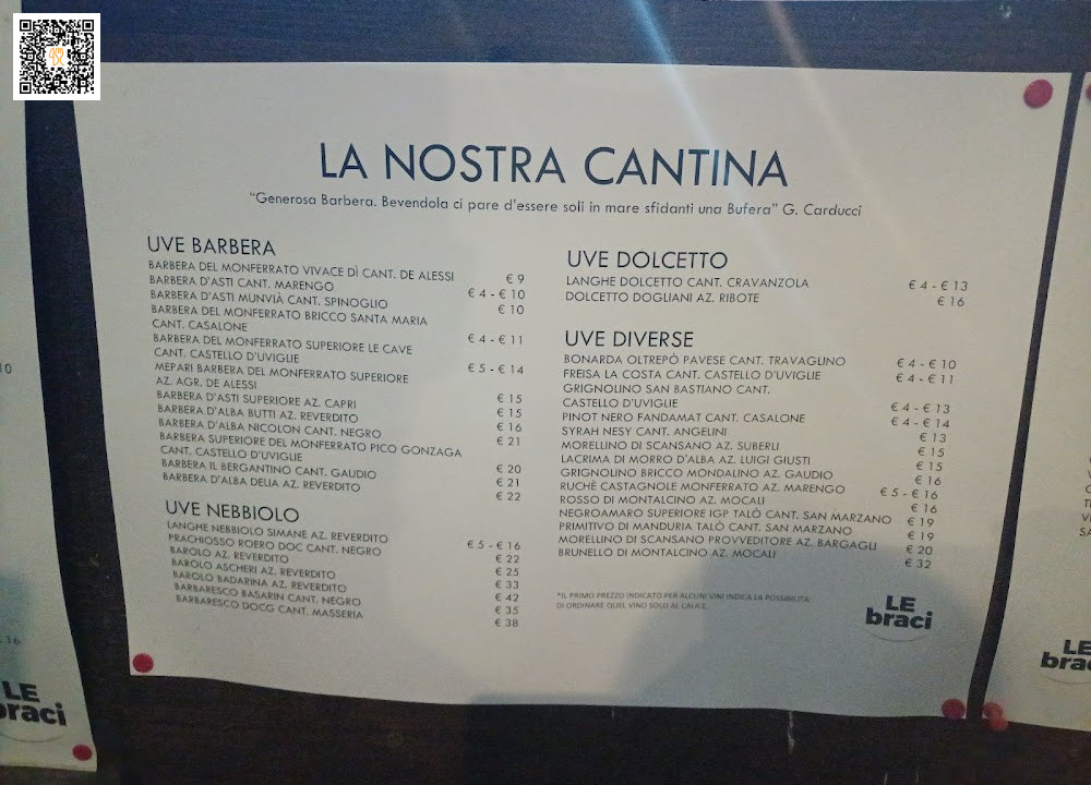 Le Braci Carta