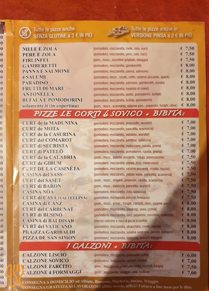 Le Corti Di Sovico Carta