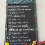 Osteria La Cantinella Carte