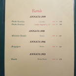Osteria La Cantinella Carte