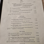 Osteria La Cantinella Carte