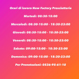 New Factory- Prosciutteria Carte