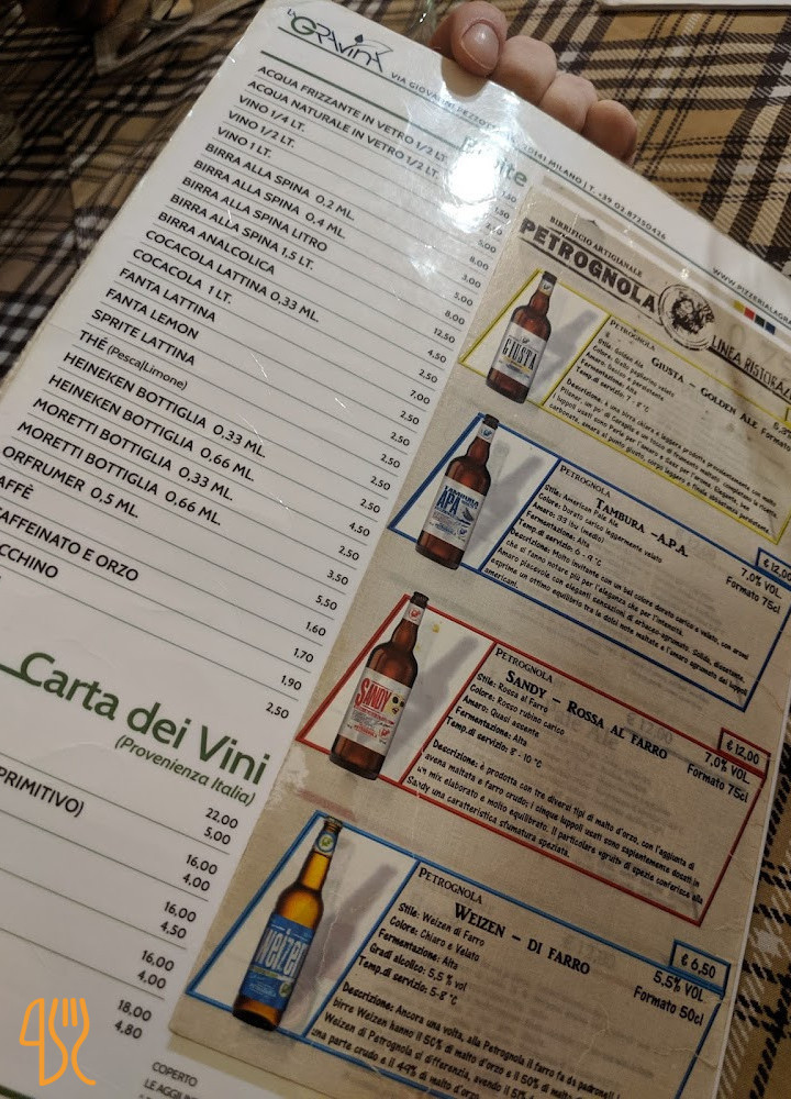 La Gravina Carte