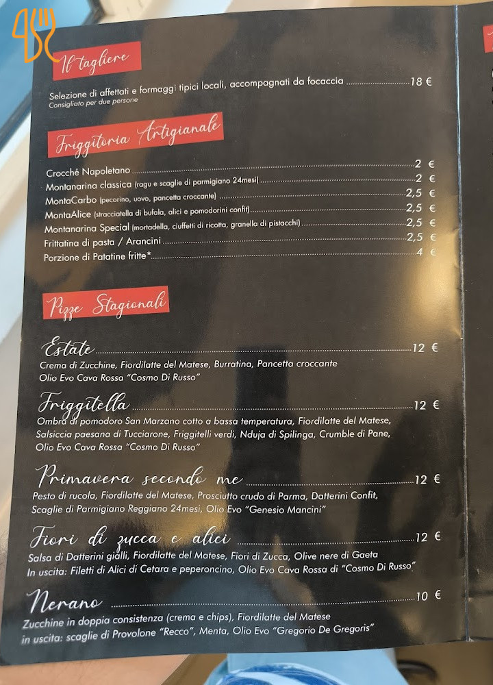 Pizzeria Pucci E Manella Carta
