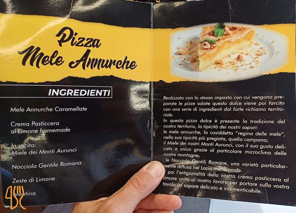 Pizzeria Pucci E Manella Carta