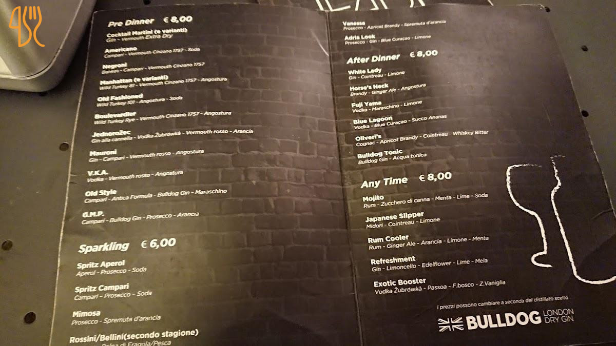Fab Coffee Lounge Carte