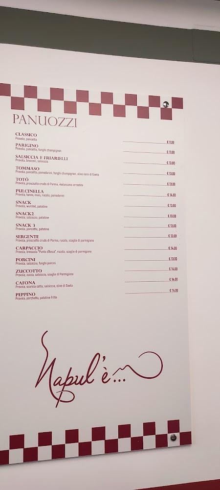 Pizzeria Braceria Napul'é Carte