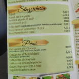 Pizzeria La Baita Carte
