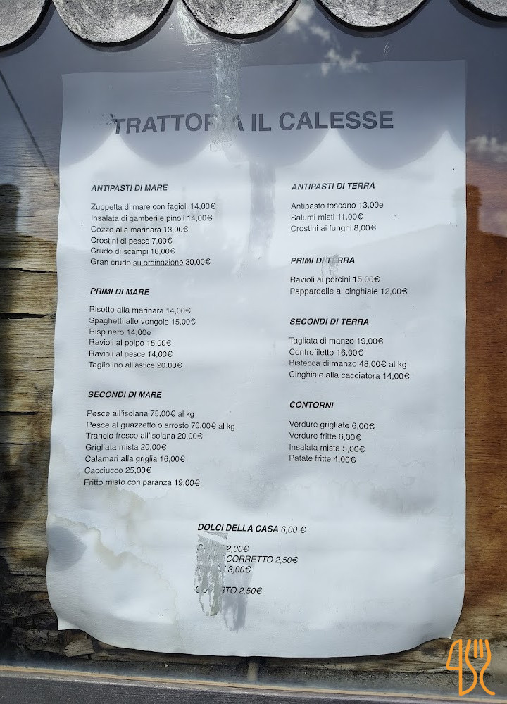 Trattoria Il Calesse Carta