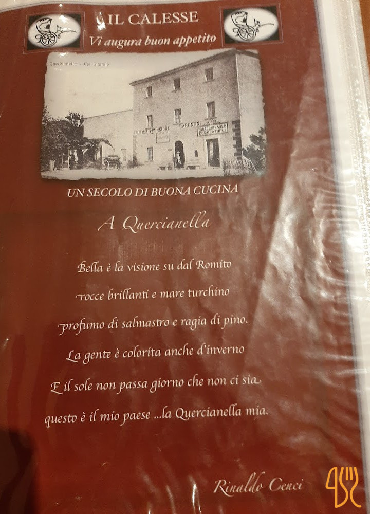 Trattoria Il Calesse Carta