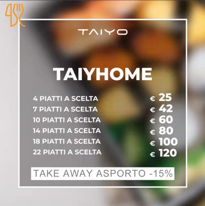 Sushi Taiyo Carte