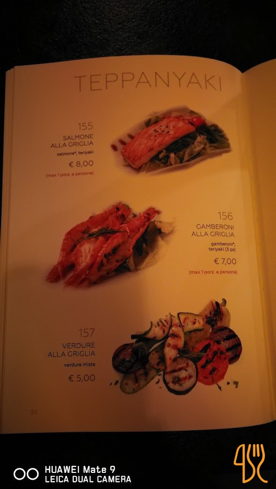 Sushi Nova Speisekarte