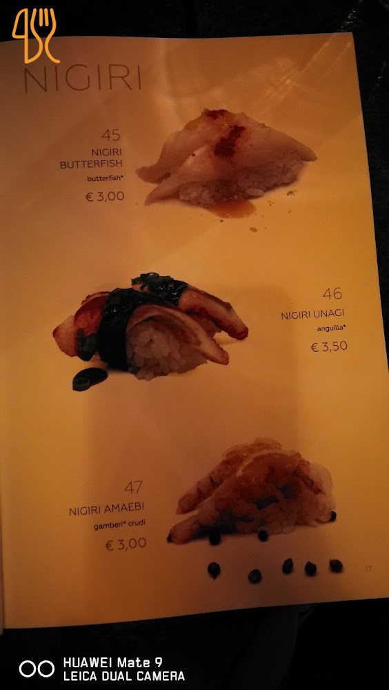 Sushi Nova Speisekarte