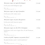 Cascina Frutteto Speisekarte