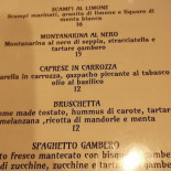 Nova Food Pairing Speisekarte