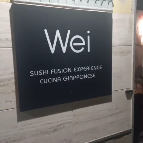Wei Sushi Alla Carta Carta
