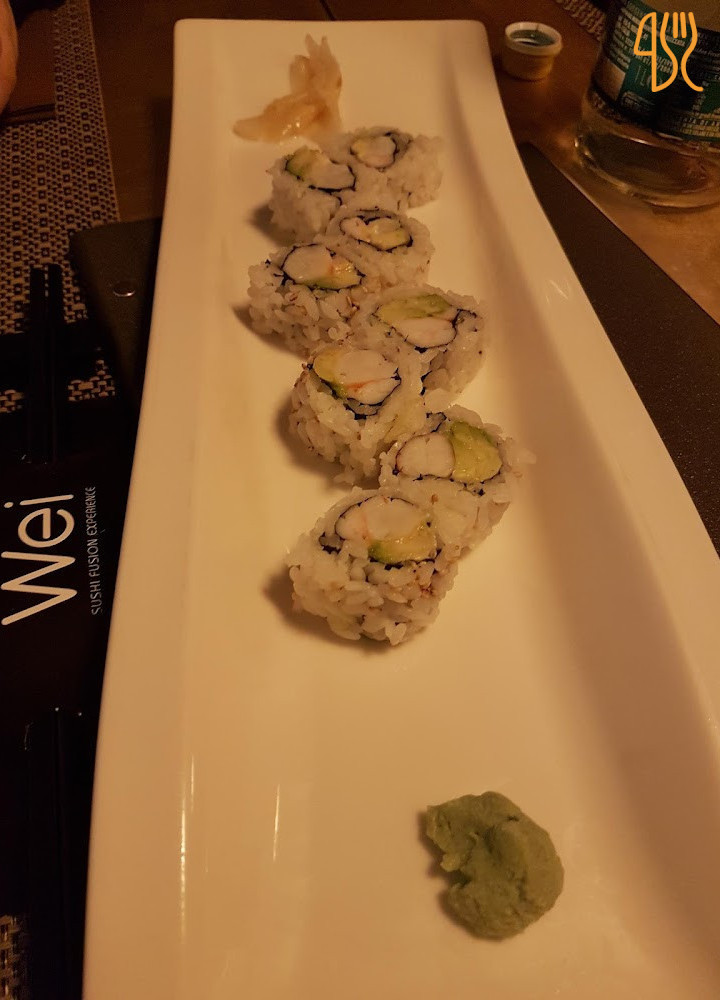Wei Sushi Alla Carta Carta