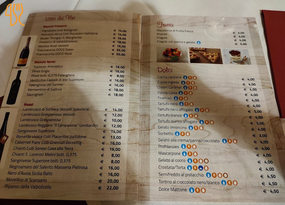 Pizzeria Oca Golosa Carte