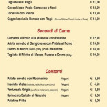 Ca' Nostra Pizzeria Speisekarte