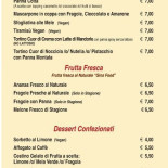 Ca' Nostra Pizzeria Speisekarte