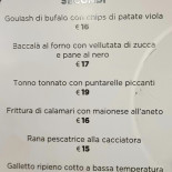 Il Fiore All'occhiello Bistrot Menu
