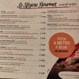 Sciuscià Speisekarte