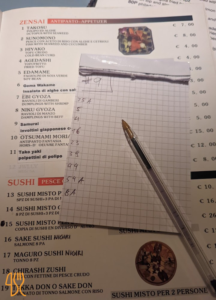 Roppongi Speisekarte