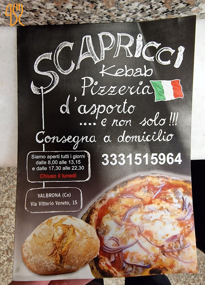Pizzeria Scapricci Carte