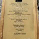 Trattoria Saredi Speisekarte