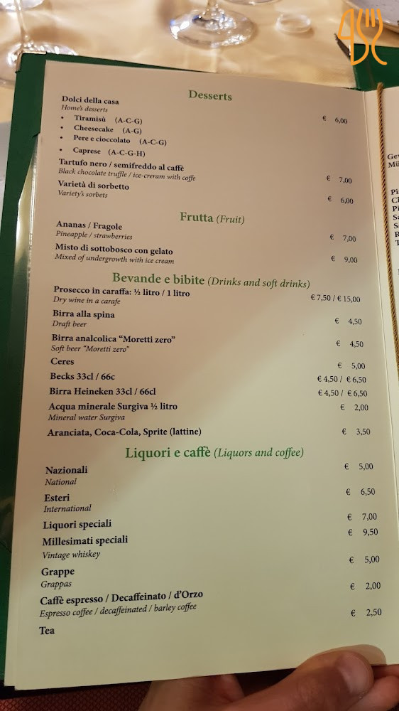 Lo Zenzero Cardápio