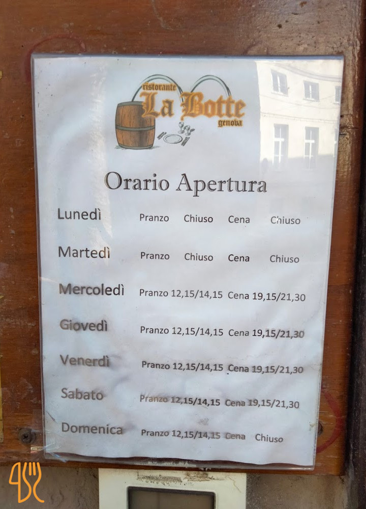 La Botte Carte