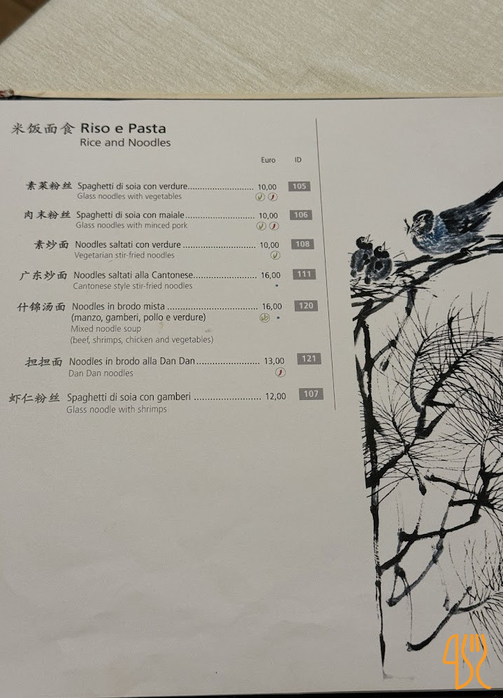 Giardino Di Giada Yù Yuán Fàn Diàn Jade Garden Carta