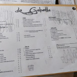 Pizzeria La Gabella Carta