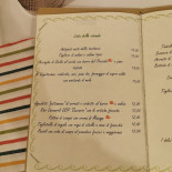 Trattoria D'oria Carte