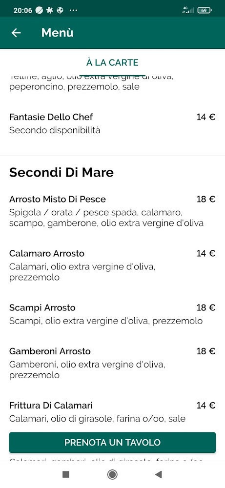 Coco Village Carta