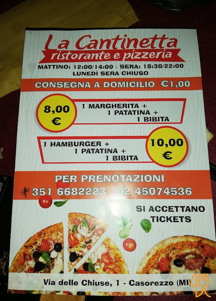 La Cantinetta Carte