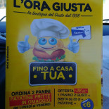 L'ora Giusta Per Paninoteca Rosticceria Cornetteria Speisekarte