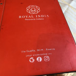 Royal India Indiano A Firenze Carte